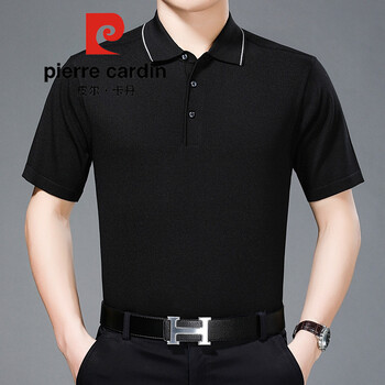 皮爾卡丹（pierre cardin） 短袖 男士T恤 黑色（3037） 