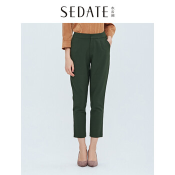 水云間（SEDATE）  直筒褲 女 長褲 休閑褲
