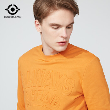 BONOBO 長(cháng)袖 男士T恤 太陽(yáng)黃 
