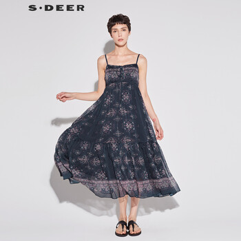 S.DEER  印花 連衣裙