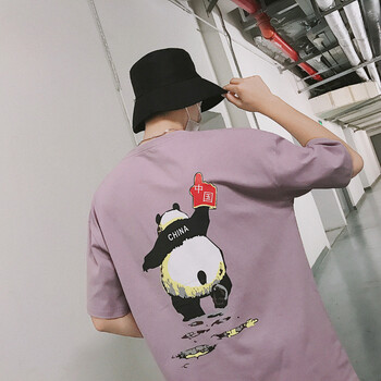 UYUK 短袖 男士T恤 紫色 S，XL，L，XXL，M，XXXL