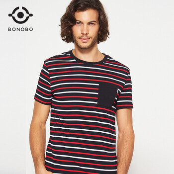 BONOBO 短袖 男士T恤 25 紅色 