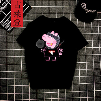 古萊登（GODLIKE） 短袖 男士T恤 664-1黑 S，XL，L，XXXL，M，XXL