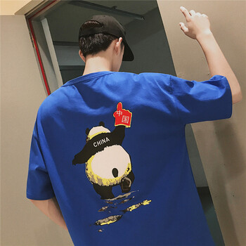UYUK 短袖 男士T恤 藍色 S，XL，L，XXL，XXXL，M