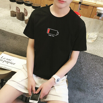 普戈斯（PUGESI） 短袖 男士T恤 黑色 S，XL，L，M，XXL