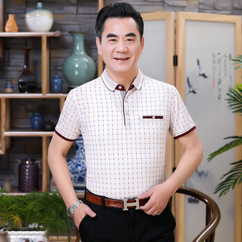 歐惠悠 短袖 男士T恤 105紅 