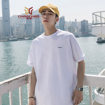 C2潮朝（C2 CHAOZHAO） 短袖 男士T恤 白色-808A-T808- XL，L，M，XXL