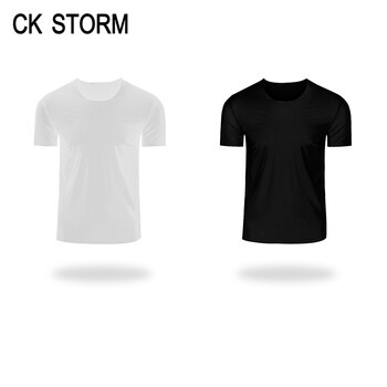CK STORM 短袖 男士T恤 黑+白 