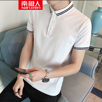 南極人（Nanjiren） 短袖 男士T恤 094白色 XL，L，XXL，M，XXXL