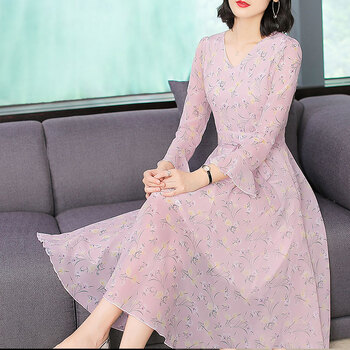 美斯宜（meisiyi） 碎花  連衣裙