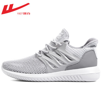 回力（Warrior）跑步鞋WLY-6125網(wǎng)灰色 37
