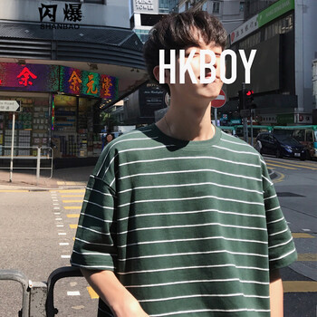 閃爆（SHANBAO） 短袖 男士T恤 綠色 XL，L，M