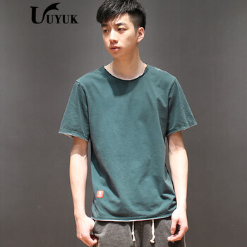 UYUK 短袖 男士T恤 墨綠色 XL，L，XXL，M