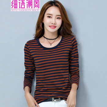 細(xì)語潮閣（XIYU FASHION SHOP）  短袖 T恤 女 圓領(lǐng)