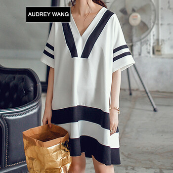 AUDREYWANG  拼接 連衣裙