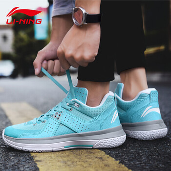 李寧（LI-NING）籃球鞋淺綠/白-2（全城5） 41