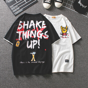 暢印 短袖 男士T恤 白色 S，XL，L，M