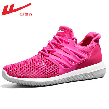 回力（Warrior）跑步鞋WLY3349女粉色 35