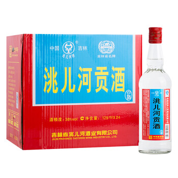 洮兒河38度500ml*12，375mL及以下 濃香型，濃香