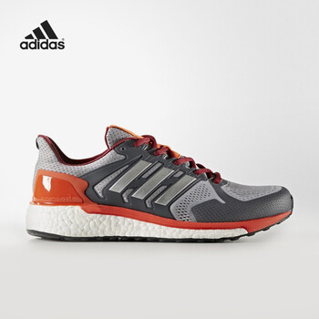 Adidas跑步鞋BB0992_灰紅 