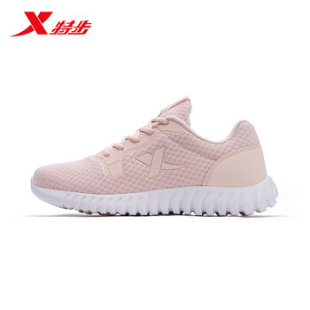 特步（XTEP）跑步鞋柔粉/女 