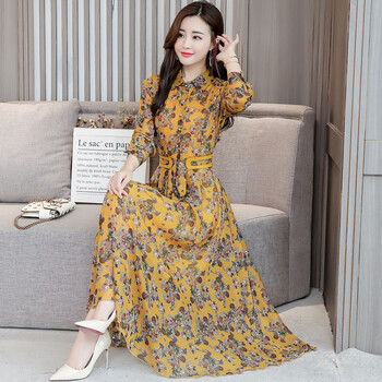 美斯宜（meisiyi） 碎花 印花 連衣裙