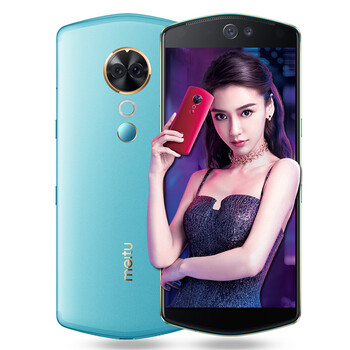 美圖（meitu） T9 手機 藍色，淺藍色系