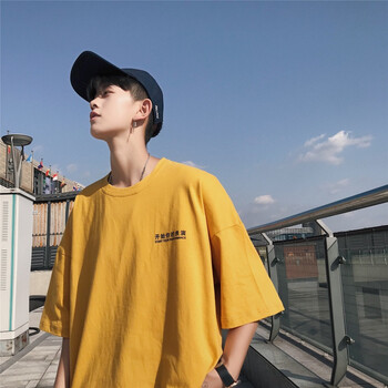奧廉穆斯（aolianmusi） 短袖 男士T恤 黃色 S，XL，L，M