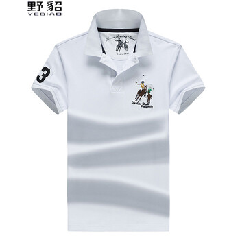 野貂（YEDIAO） 短袖 男士T恤 白色 XL，L，M，XXXL，XXL