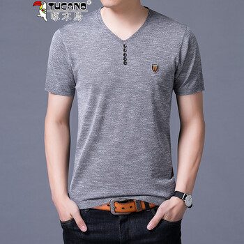 啄木鳥（TUCANO） 短袖 男士T恤 灰色 XL，L，XXL，XXXL，M