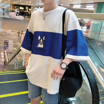 古萊登（GODLIKE） 長袖 男士T恤 藍色 S，XL，L，M