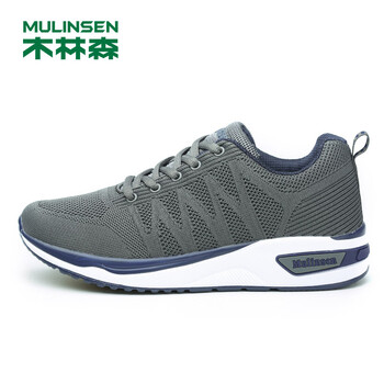 木林森（MULINSEN）跑步鞋深灰/深藍(lán) 