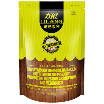 力狼（LILANG） 牛肉口味離乳期狗糧 蘑菇幼犬500g