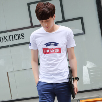 Katiewens 短袖 男士T恤 6017白色 S，XL，L，XXL，M，XXXL