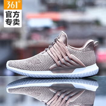 361度跑步鞋（男款）亞麻灰/深礫石紅 44，39，40，41，42，43