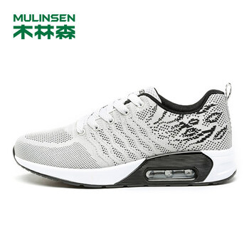 木林森（MULINSEN）跑步鞋淺灰 44，39，40，41，42，43