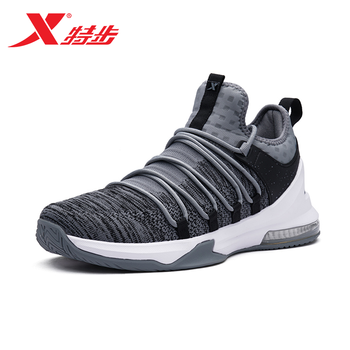 特步（XTEP）籃球鞋灰黑 44，45以上，39，40，41，42，43