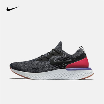 耐克（NIKE）跑步鞋AQ0067-006銀灰/黃昏紅/黑/白 