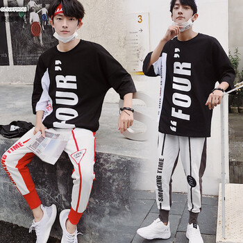 奧麗菲尼（OLIVEPHONI） 七分袖 男士T恤 紅色B1177 XL，L，M，XXL，XXXL