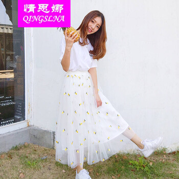 情思娜（QINGSLNA）半身裙中長裙