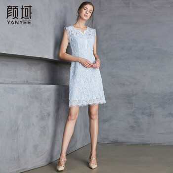 顏域（YANYEE）  紗網(wǎng)，蕾絲 連衣裙