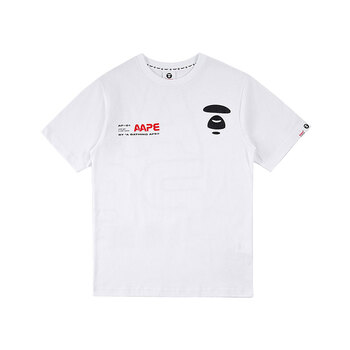 Aape 短袖 男士T恤 白色 