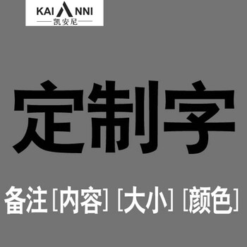 凱安尼（KAIANNI） 短袖 男士T恤 定制字 