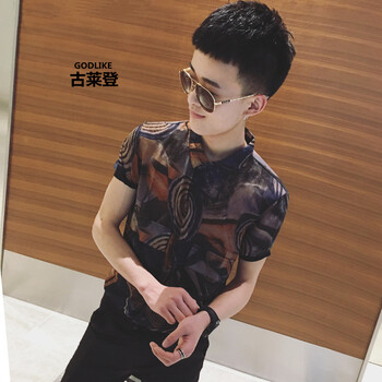 古萊登（GODLIKE） 短袖 男士T恤 1095-DsA216 S，XL，L，XXL，M，XXXL