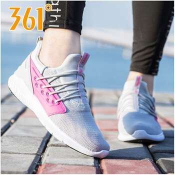 361°跑步鞋淺灰/螢光霓虹 35，36，37，38，39，40