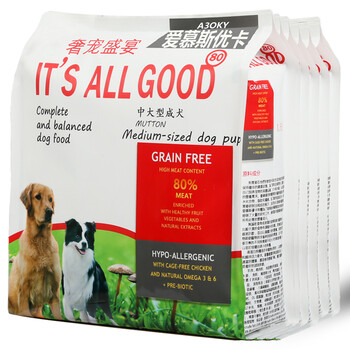 愛慕斯優(yōu)卡 混合味口味成犬狗糧 中大型成犬15KG