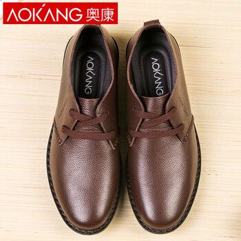 奧康（Aokang）男士經(jīng)典棕色175219075 41