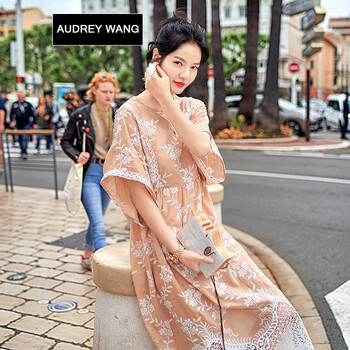 AUDREYWANG  刺繡 連衣裙
