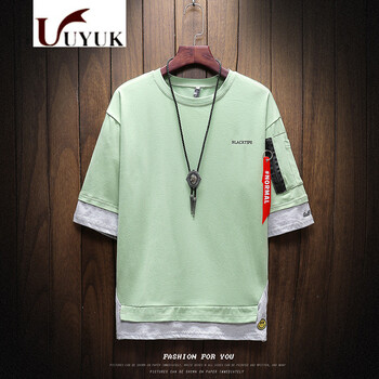UYUK 短袖 男士T恤 綠色 S，XL，L，XXXL，XXL，M