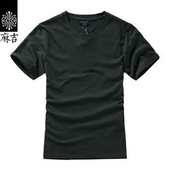 MATCH 短袖 男士T恤 軍綠 